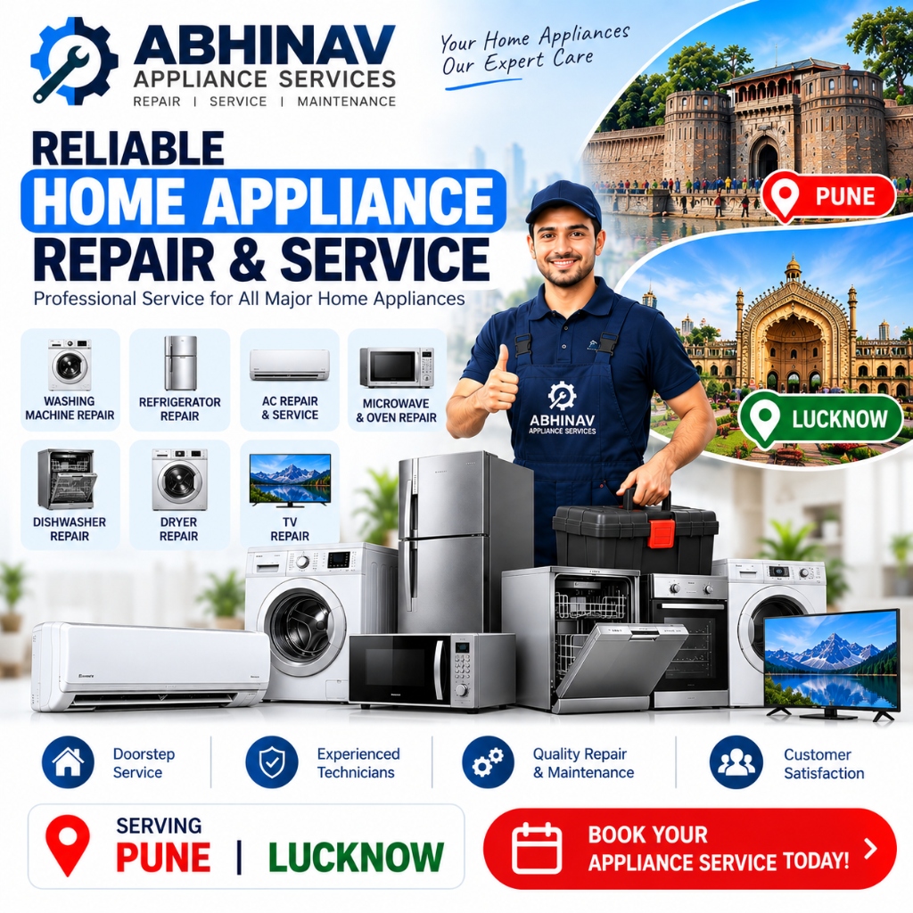Abhinav Appliance Services - Reliable Home Appliance Repair in Pune, Lucknow